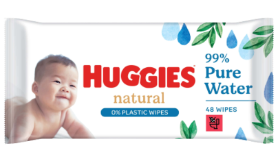 Huggies Natural Wipes pack